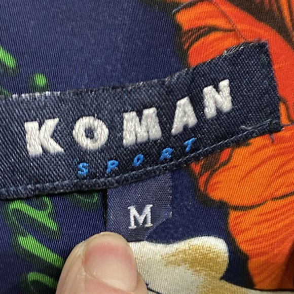 Koman Tropical Pin Up Billiards Hawaiian Shirt - Picture 7 of 8